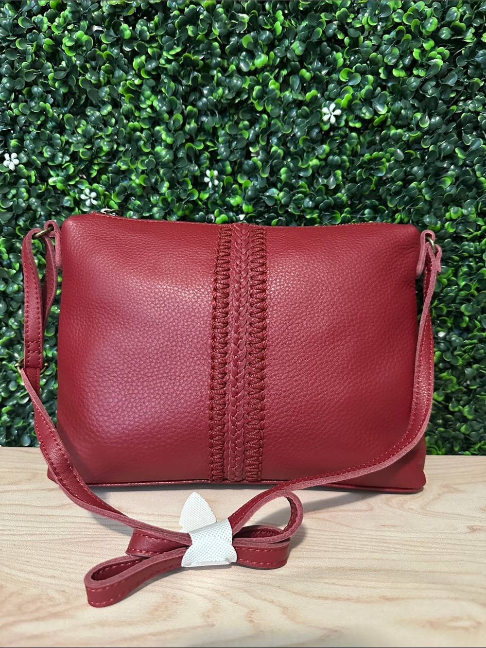 The Sak Briar Leather Crossbody Bag New #11